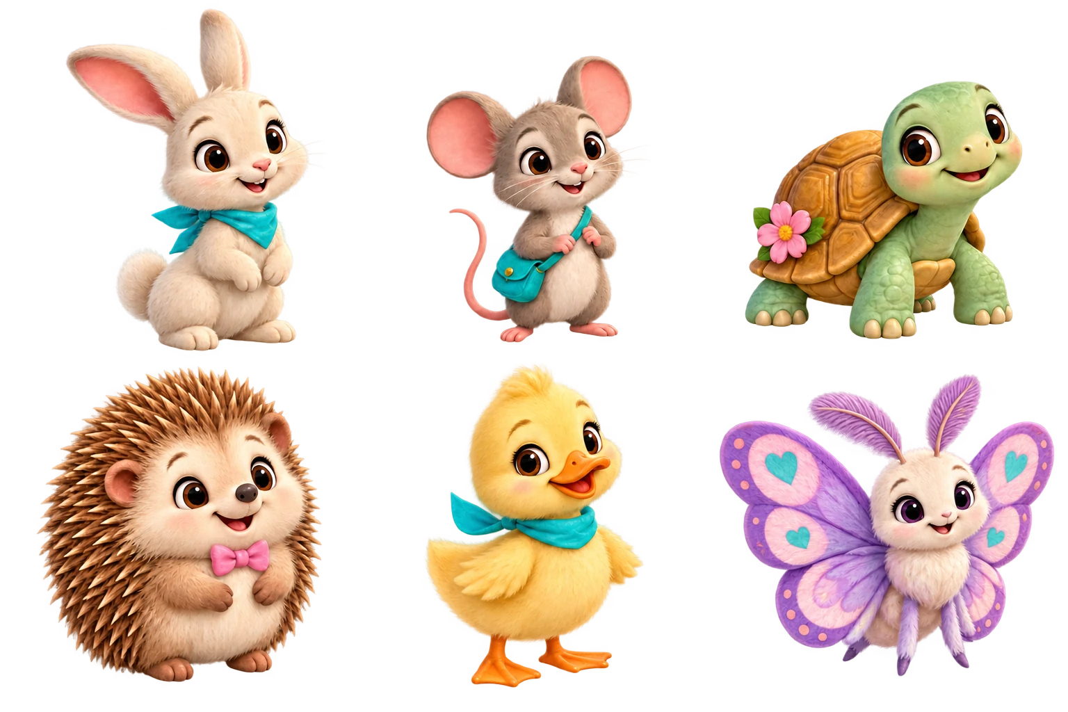 Some of Gina Heartwing's animal friends