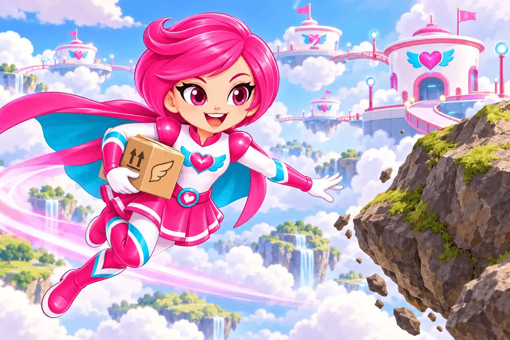 Gina Heartwing adventure artwork