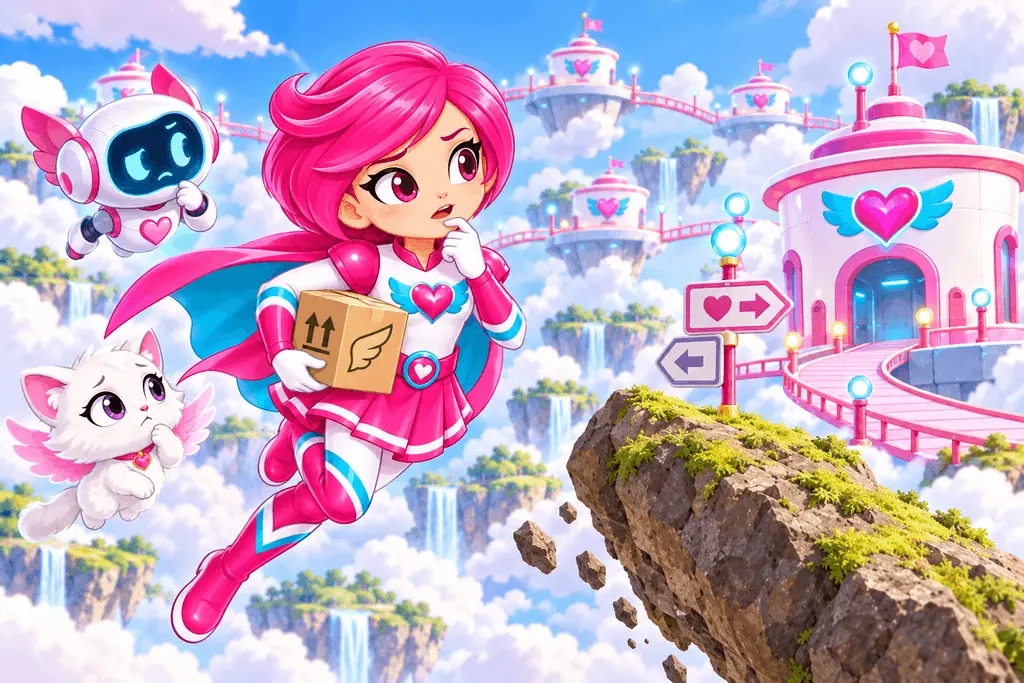 Gina Heartwing adventure artwork