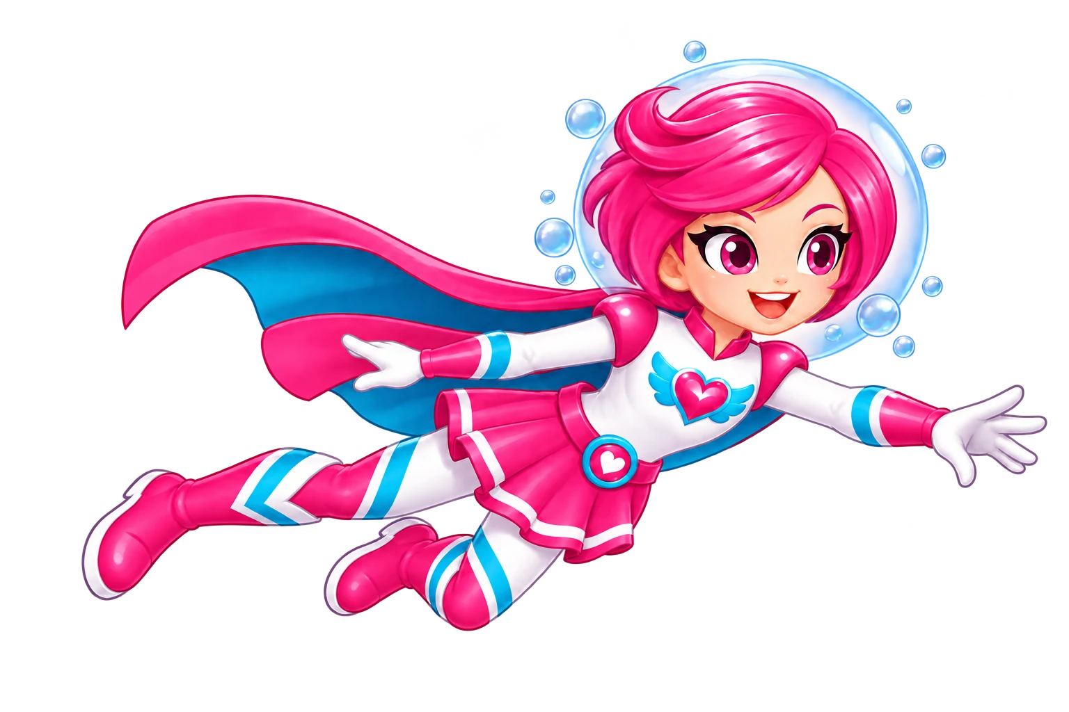 Gina swimming