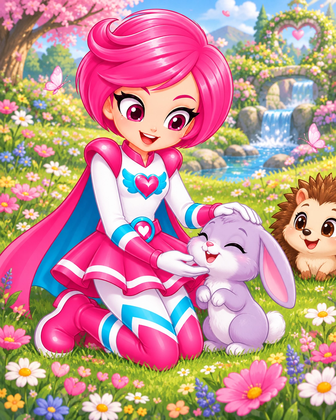 Gina Heartwing in the garden