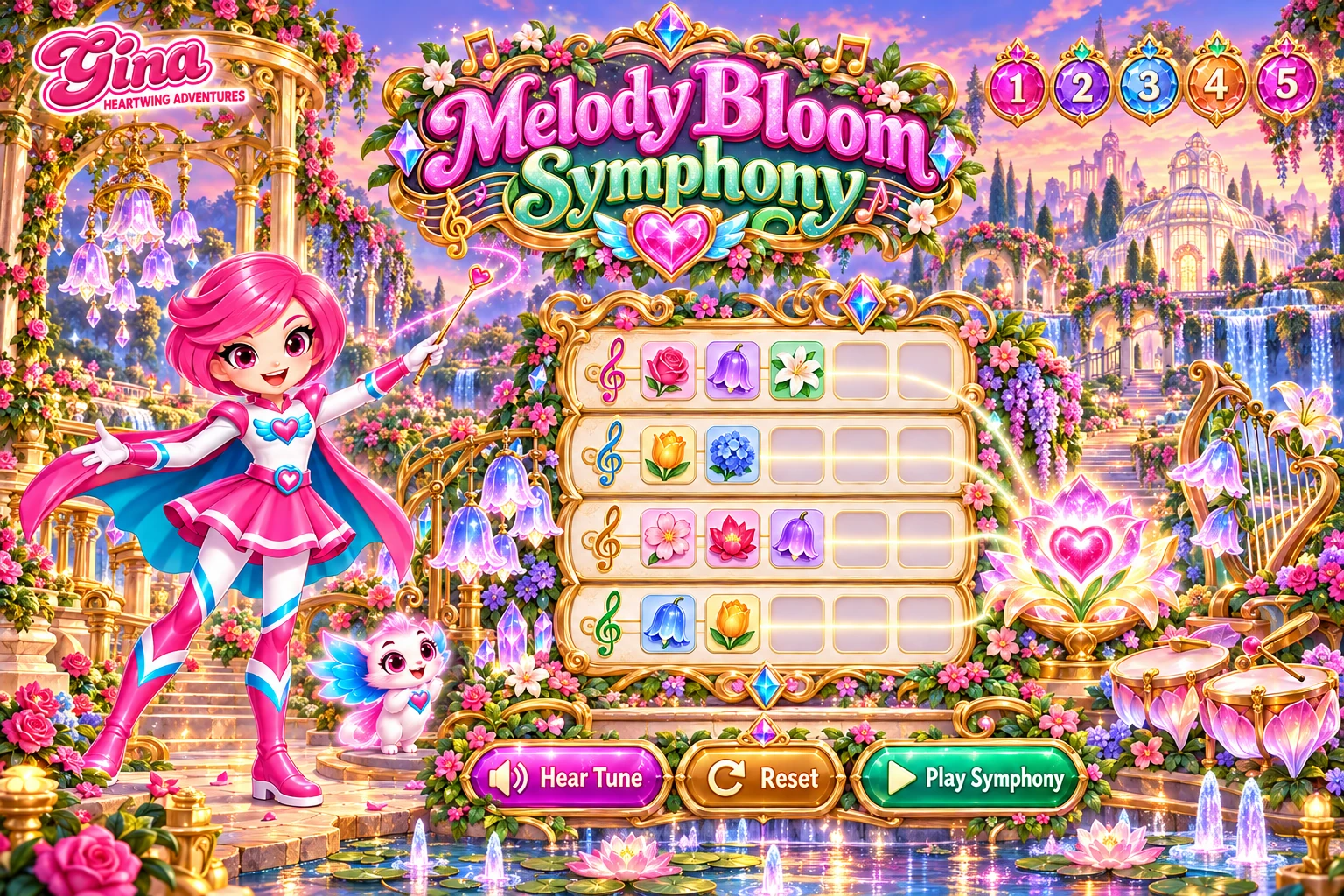 Melody Bloom Symphony game artwork