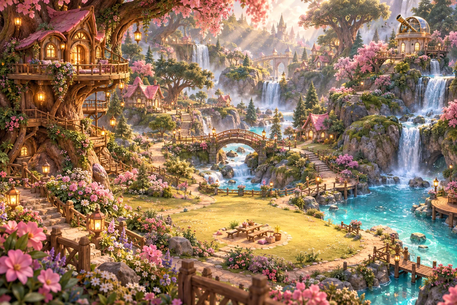 A magical view of Heartwing Hollow